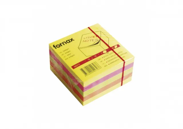 Kocka samolepljivi listići FORNAX 450 lis, 75x75 NEON 427036