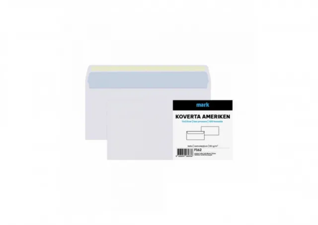 Koverta ameriken MARK BP 11x23cm 100 kom