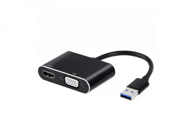 KT-U2HV023 USB na HDMI + VGA Konvertor 3.0