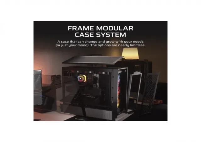 Kucište CORSAIR FRAME 4000D RS ARGB Mid-Tower/ATX/kaljeno staklo/bez napajanja/crna
