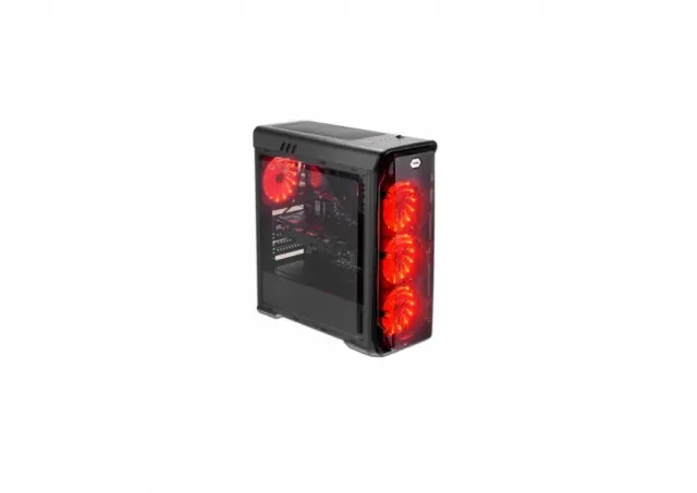 Kućište LC POWER 988B-ON Midi-Tower/ATX/Micro-ATX/Mini-ITX/Gaming/RGB/bez napajanja/crna