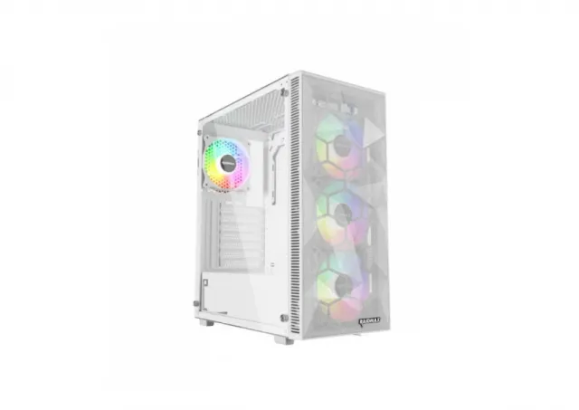 Kuciste Raidmax Talos window/White, 4x 120mm FRGB/650W/RT650RGBW