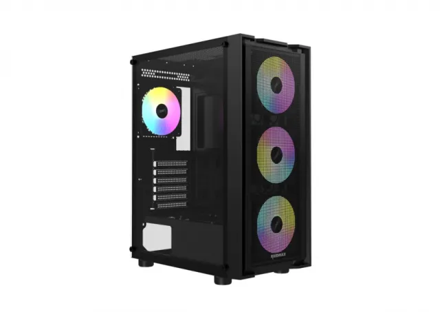 Kuciste Raidmax Vector 216 Black 4 x RGB fan/Window/650W