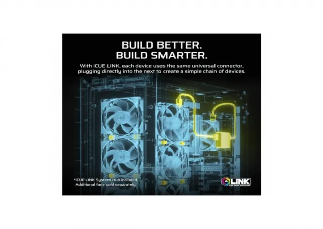 Kuler za CPU CORSAIR iCUE LINK TITAN 280 RX/RGB/AIO/280mm/dual fan/vodeno hladenje/crna