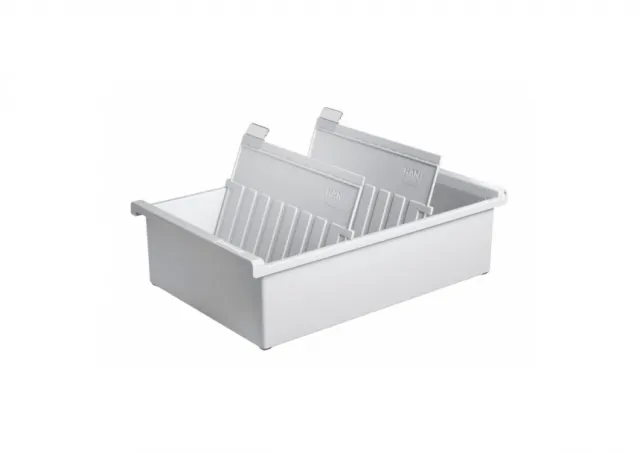 Kutija za indexne kartice 1/1300 A5, otvorena Han siva