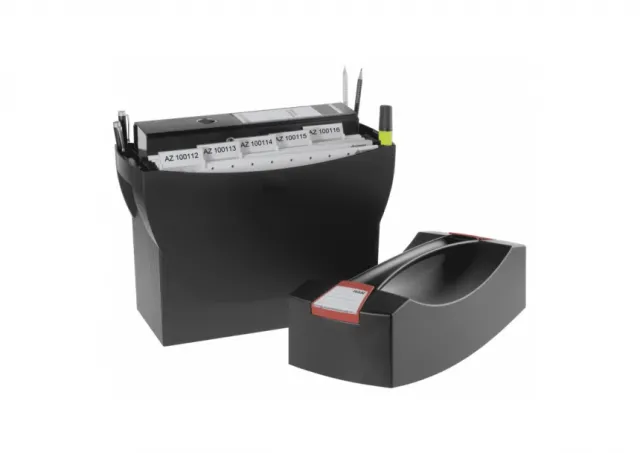 Kutija za viseće fascikle SWING, sa poklopcem Han crna 04PB1901B