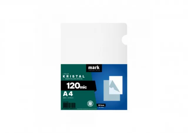 L Folija 120 mic 1/50 MARK sjajna 220x310mm
