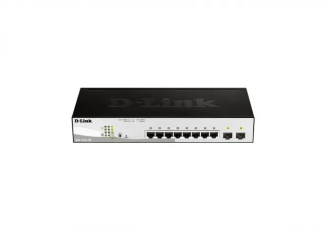 LAN Switch D-Link DGS-1210-10P/E 10/100/1000 8PoEport/2SFP Smart