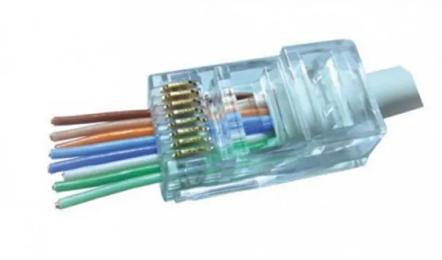 LC-PTF-01/100CAT6 LAN UTP kategorije 6 EZ KONEKTOR PNP88FZv2-R RJ45 (100 komada pakovanje) 39337