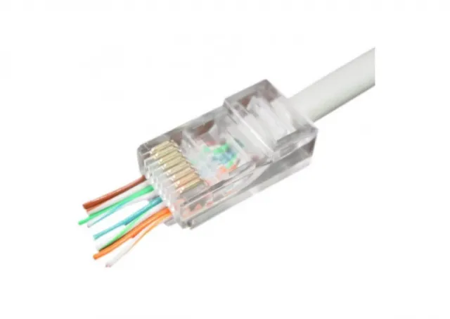 LC-PTU-01/10 Gembird Univerzalni pass-through modul UTP plug RJ45 8P8C, 10 u pak /CENA PO PAKOVANJU