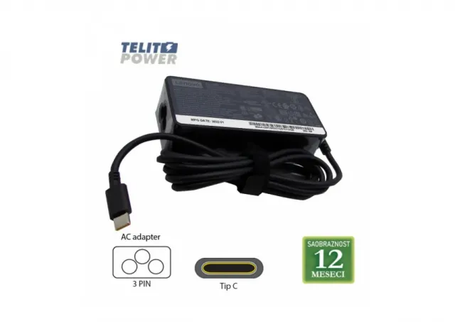 LENOVO 20V-3.25A ( Tip C  ) 65W  LAPTOP ADAPTER