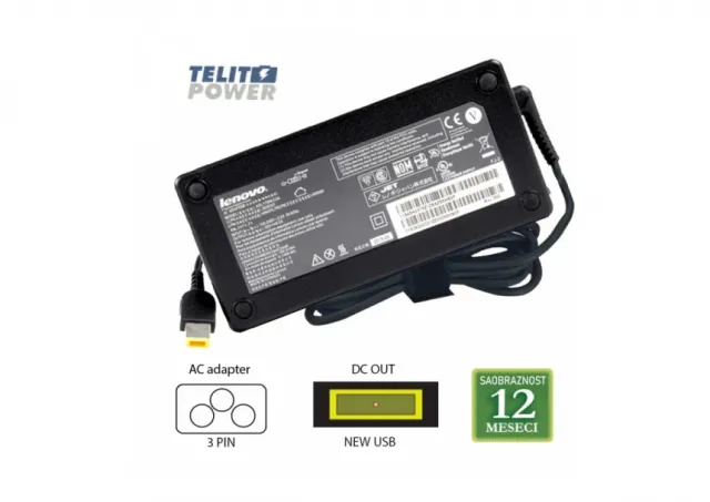 LENOVO 20V-8.5A ( NEW USB  ) 170W LAPTOP ADAPTER
