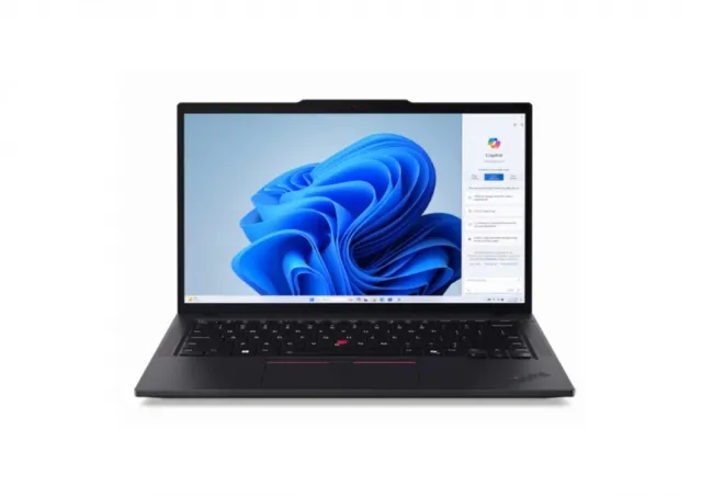 Lenovo Think 21ML0033CX ThinkPad T14 G5 Core Ultra 7 155U (12C/14T, up to 4.8GHz, 12MB), 1x 16GB DDR5-5600, SSD 512GB NVMe, 14.0" WUXGA (1920x1200) AG IPS 400n, Intel Graphics, GLAN, WLAN, BT, 1xHDMI, 2xTB4, KybUK BL, FPR, SCR, Cam 5.0MP+IR, 52.5Wh, Win 11 Pro
