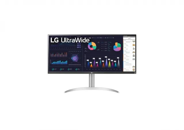 LG 34WQ650-W 34'' UltraWide IPS FHD 2560x1080@100Hz, 21:9, 1000:1, 400 cd/m², 5ms, 178º/178º, 1 USB-C, 1 HDMI, 1 DP, AMD FreeSync, HDR10, HDR Effect, DisplayHDR 400, 7Wx2, VESA 100x100mm, Height, Tilt, Black/silver, 3yw