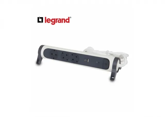 LG 694508 PRODUZNI BLOK SA UPZ 3X2P+E 1XUSB-A 1XUSB-C 1.5M (BELA/T.SIVA)