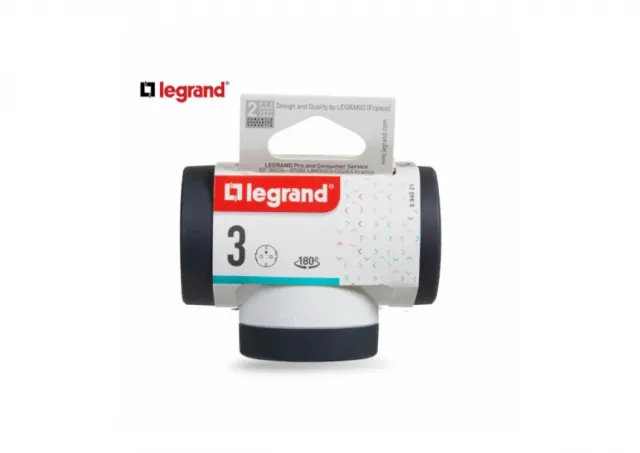 LG 694521 ADAPTER ROTIRAJUCI 3X2P+E (BELA/T.SIVA)