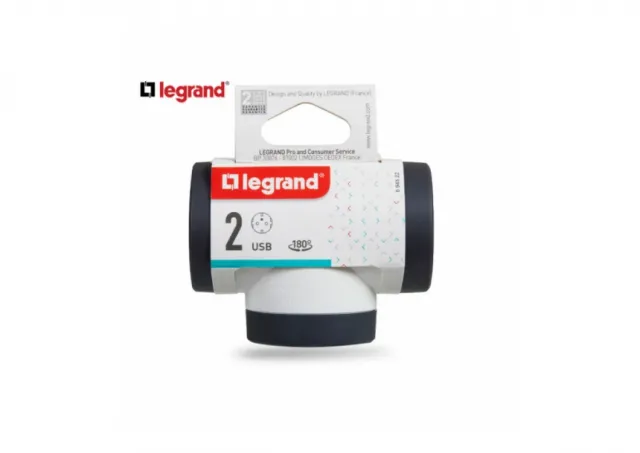 LG 694522 ADAPTER ROTIRAJUCI 2X2P+E 1XUSB-C (BELA/T.SIVA)