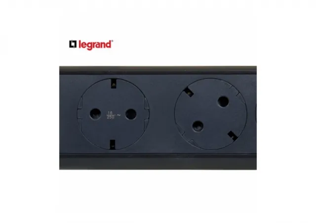 LG 694528 PRODUZNI BLOK 3X2P+E 1.5M (CRNA/T.SIVA)