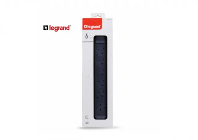 LG 694540 PRODUZNI BLOK 6X2P+E 3M (CRNA/T.SIVA)