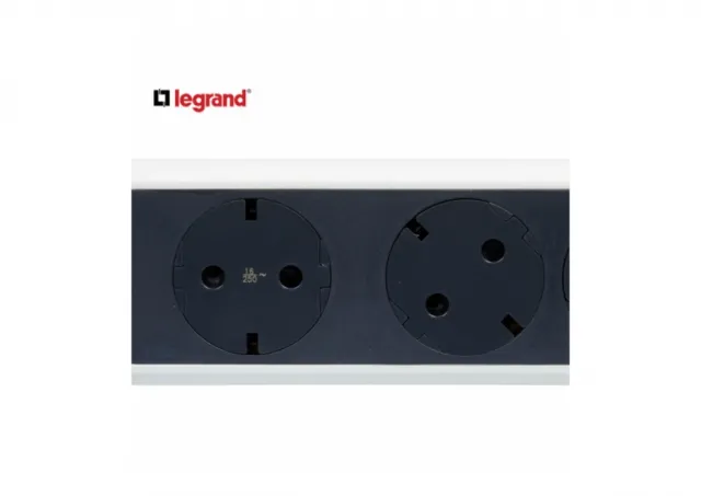 LG 694541 PRODUZNI BLOK 3X2P+E 5M (BELA/T.SIVA)