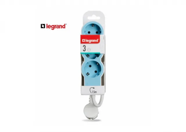 LG 694551 PRODUZNI BLOK 3X2P+E 1.5M (BELA/N.PLAVA)