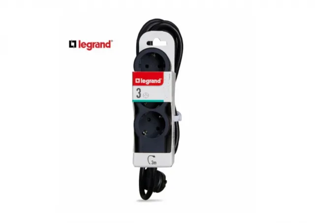 LG 694560 PRODUZNI BLOK 3X2P+E 3M (CRNA/T.SIVA)