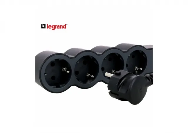 LG 694570 PRODUZNI BLOK 4X2P+E 5M (CRNA/T.SIVA)