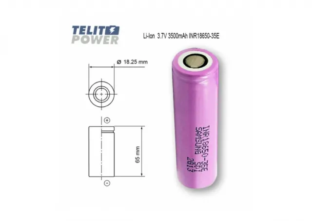Li-Ion 3.6V 3500mAh INR18650-35E SAMSUNG