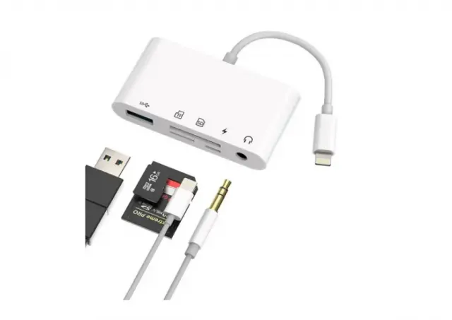 Lighting Čitač kartica 5in1 + audio