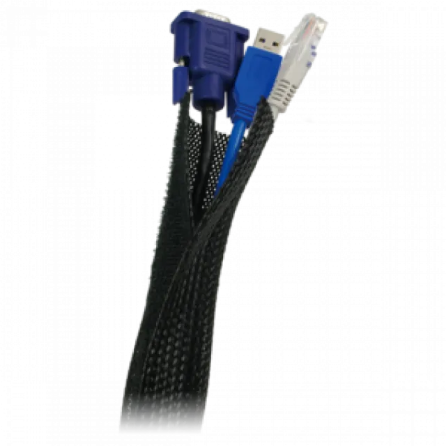 LogiLink fleksibilni dršač kablova 1.8m crni