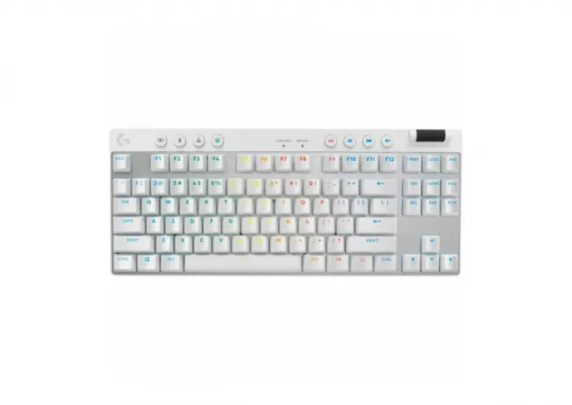 Logitech G PRO X TKL Lightspeed Gaming Keyboard, White, US, BT Tactile