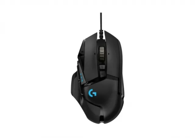 LOGITECH G502 Corded Gaming Mouse - HERO - BLACK -miš crni- USB - EER
