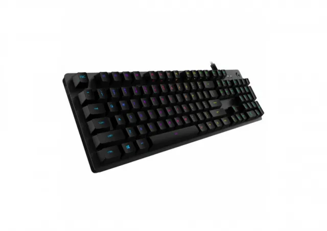 LOGITECH G512 Corded LIGHTSYNC Mechanical Gaming Keyboard - CARBON - US INT'L - USB - LINEAR