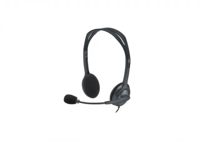 LOGITECH H111 Corded Stereo Headset - BLACK -slušalice sa kablom crne- 3.5 MM