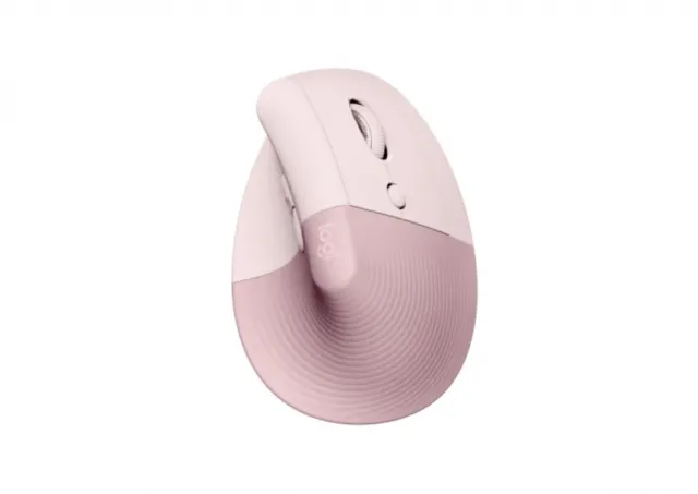 LOGITECH Lift Vertical Ergonomic Wireless ROSE miš 