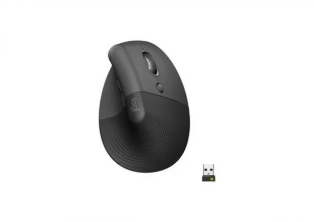 Logitech Lift vertikal miš crni