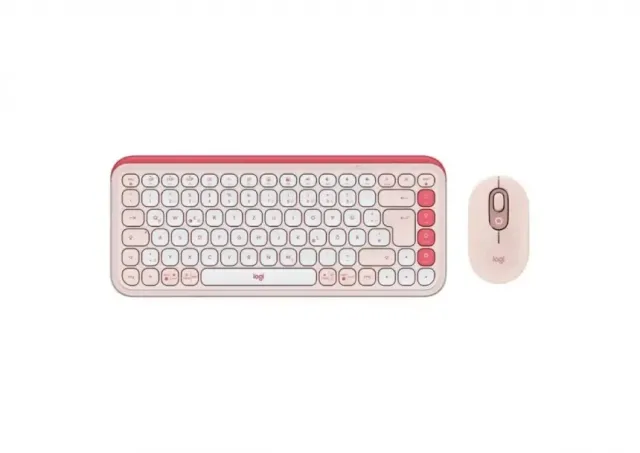 LOGITECH POP Icon Combo US tastatura rose 