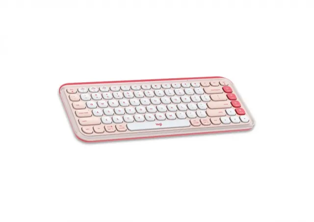 LOGITECH POP ICON KEYS - ROSE - US INT'L - BT  - INTNL-973