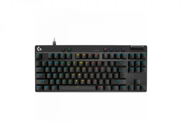 LOGITECH PRO X TKL RAPID Gaming Keyboard  - BLACK - US INT'L - USB - EMEA28i-935 - LINEAR