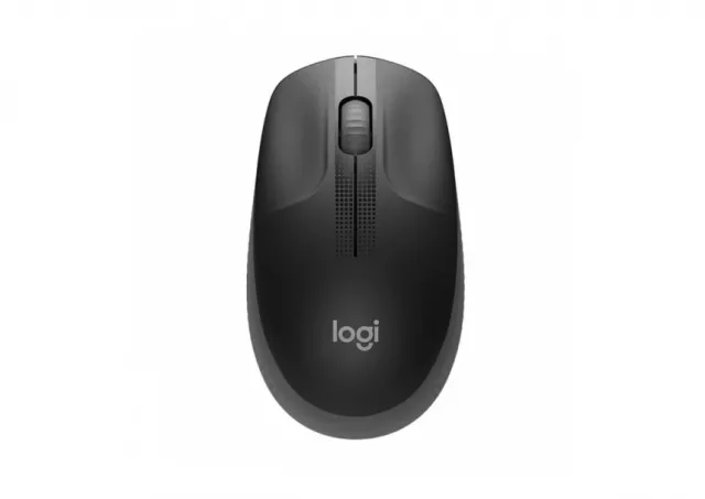 M190 Full Size Wireless Mouse Charcoal
