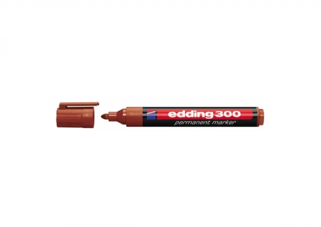 Marker permanent 300 1,5-3mm, zaobljeni Edding braon 08M300K