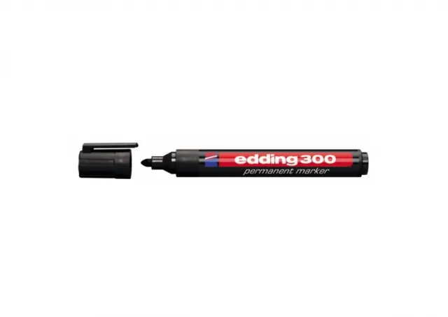Marker permanent 300 1,5-3mm, zaobljeni Edding crna 08M300B