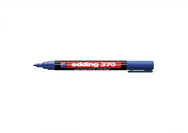 Marker permanent 370 1mm, tanji zaobljeni Edding plava 08M370E
