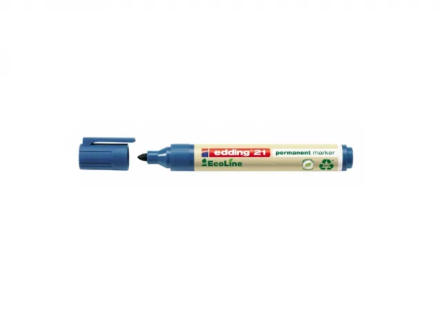 Marker permanent E-21 EcoLine 1,5-3mm, zaobljeni Edding plava 08M21E