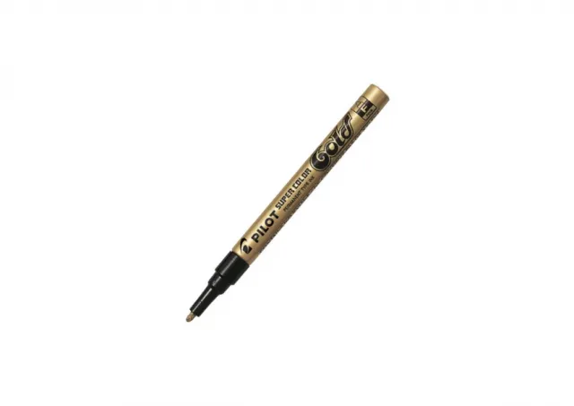 MARKER PILOT SUPER COLOR ZLATNI F