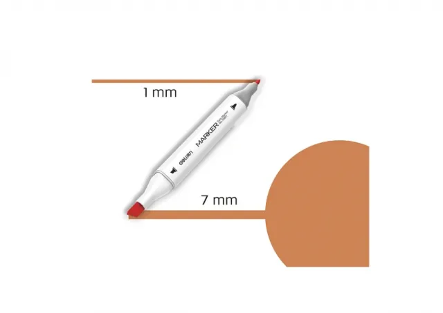 MARKER SKETCH DELI 21 TERAKOTA 70801A-21