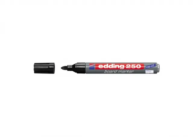 Marker za belu tablu 250 1,5-3mm, cap-off Edding crna