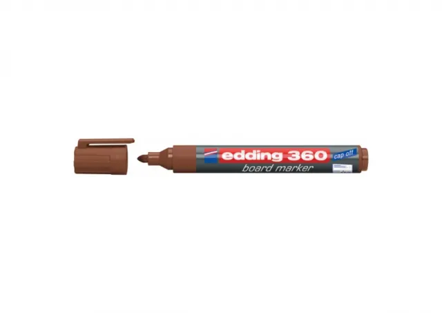 Marker za belu tablu 360 1,5-3mm, zaobljeni Edding braon 09M360K