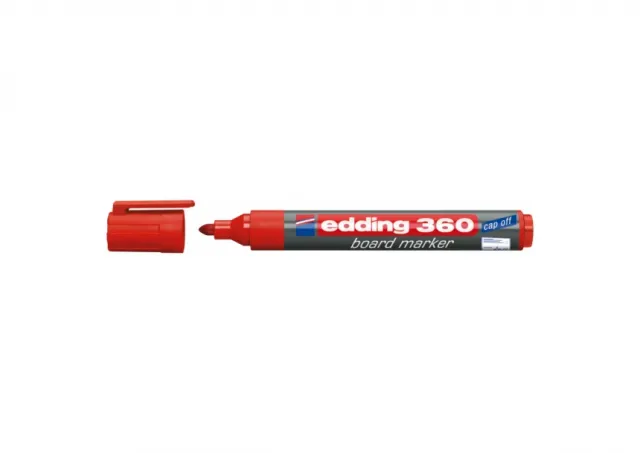 Marker za belu tablu 360 1,5-3mm, zaobljeni Edding crvena 09M360D