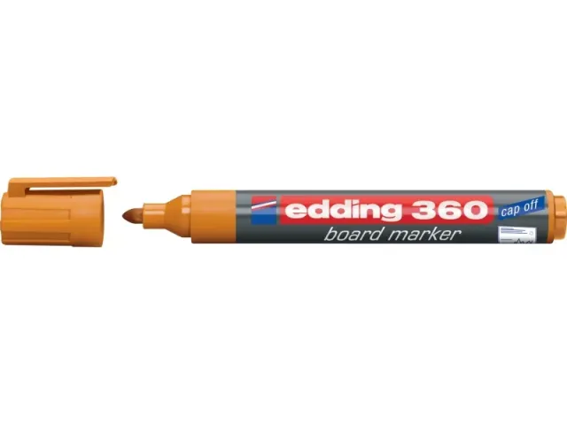 Marker za belu tablu 360 1,5-3mm, zaobljeni Edding narandžasta 09M360J